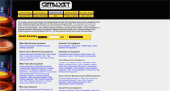Desktop Screenshot of catalystequipment.com